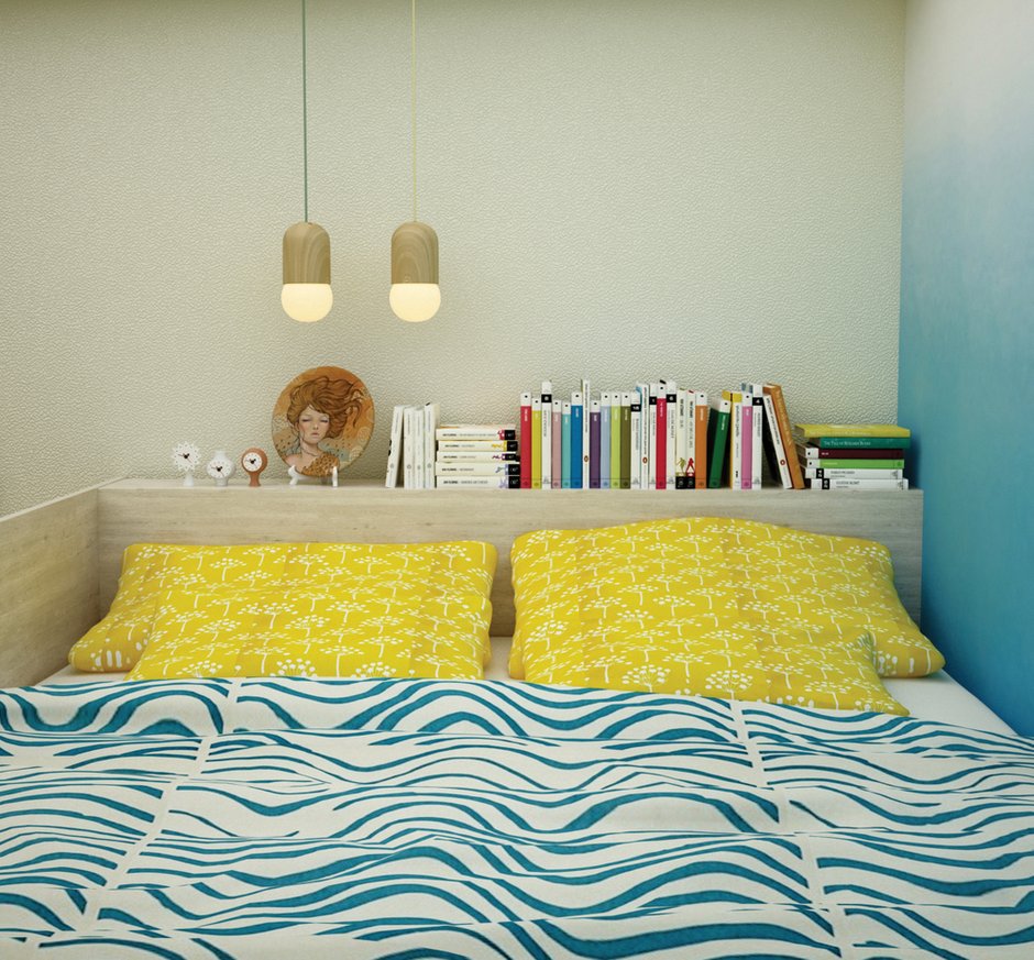 Фотография:  в стиле , Спальня, Скандинавский, Квартира, Проект недели, Москва, Ирина Севостьянова, Старый фонд, Кирпичный дом – фото на INMYROOM