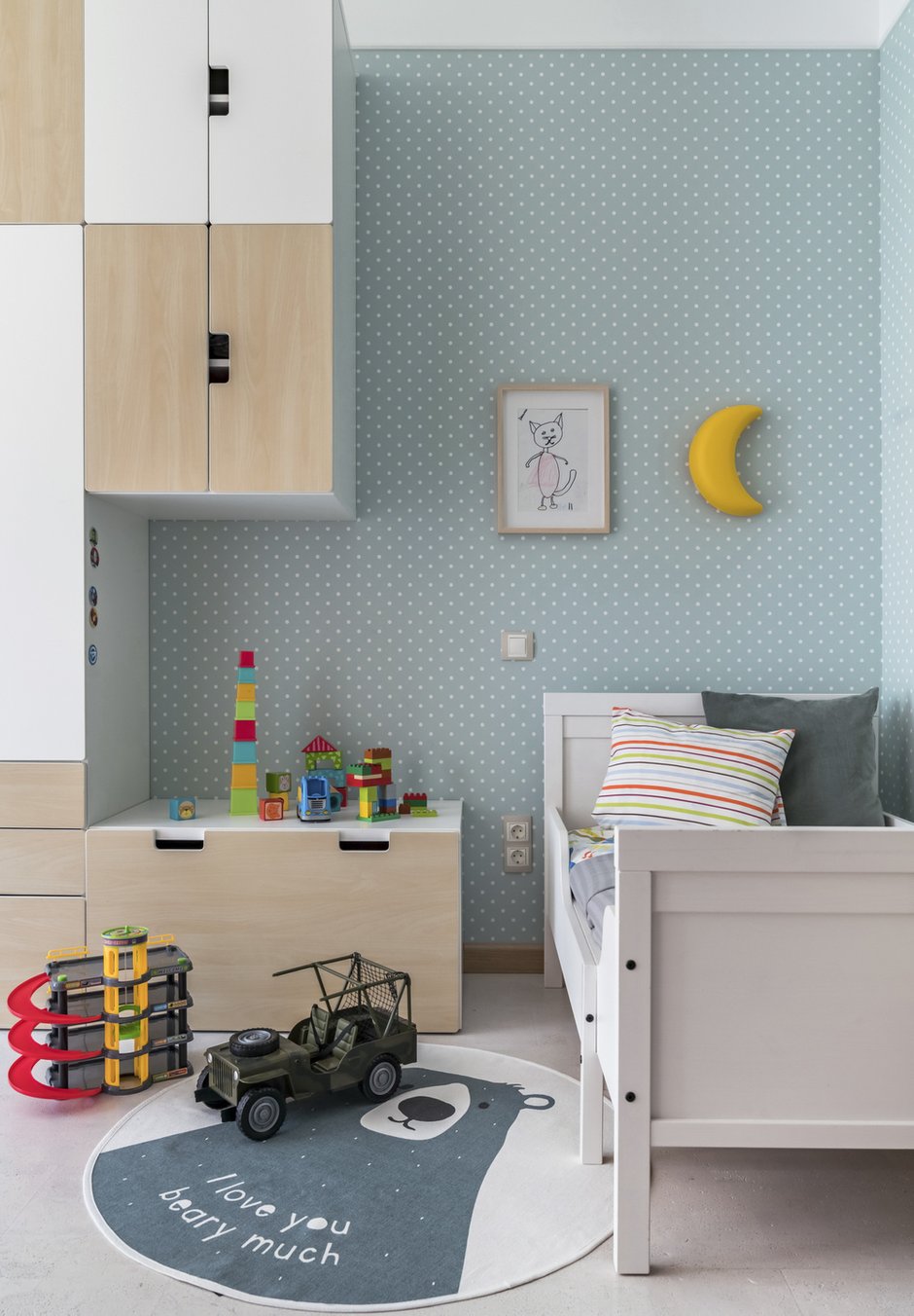 Фотография: Детская в стиле Современный, Квартира, Проект недели, Санкт-Петербург, 3 комнаты, Более 90 метров, Евгения Демидова – фото на INMYROOM