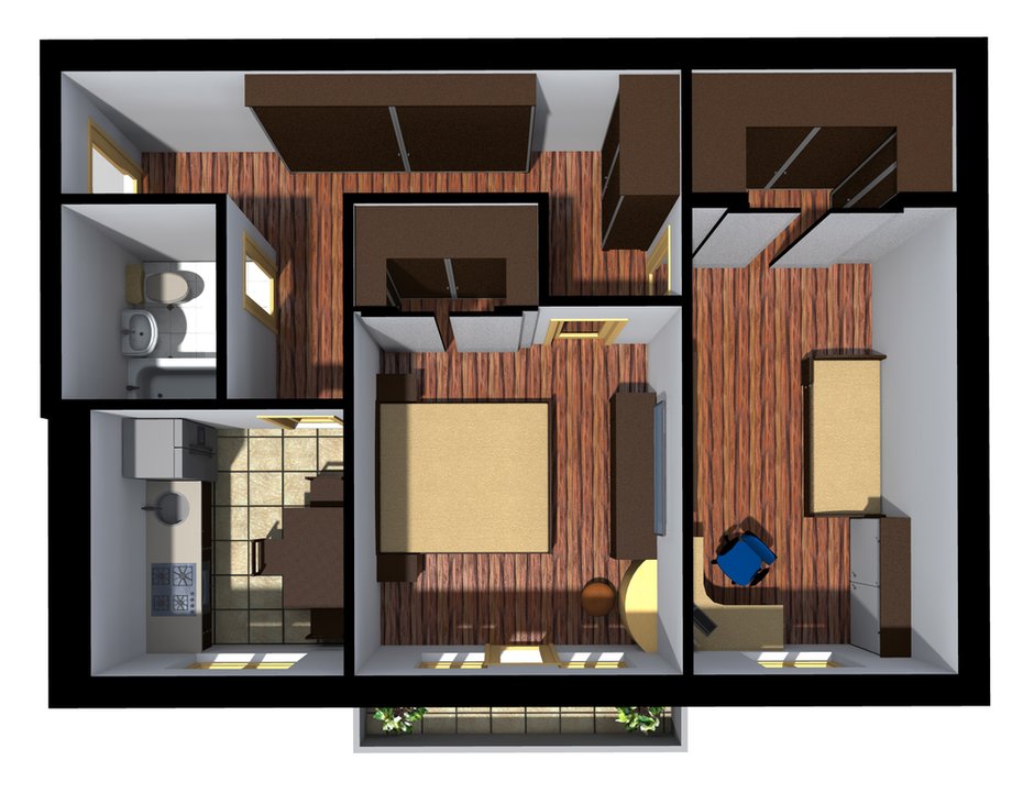Фотография: Прочее в стиле , Квартира, Дома и квартиры, Перепланировка, Хрущевка – фото на INMYROOM