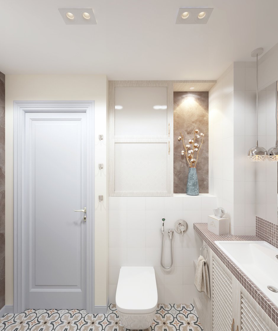 Фотография: Ванная в стиле Современный, Квартира, Проект недели, Москва, 2 комнаты, 40-60 метров, Галина Березкина – фото на INMYROOM