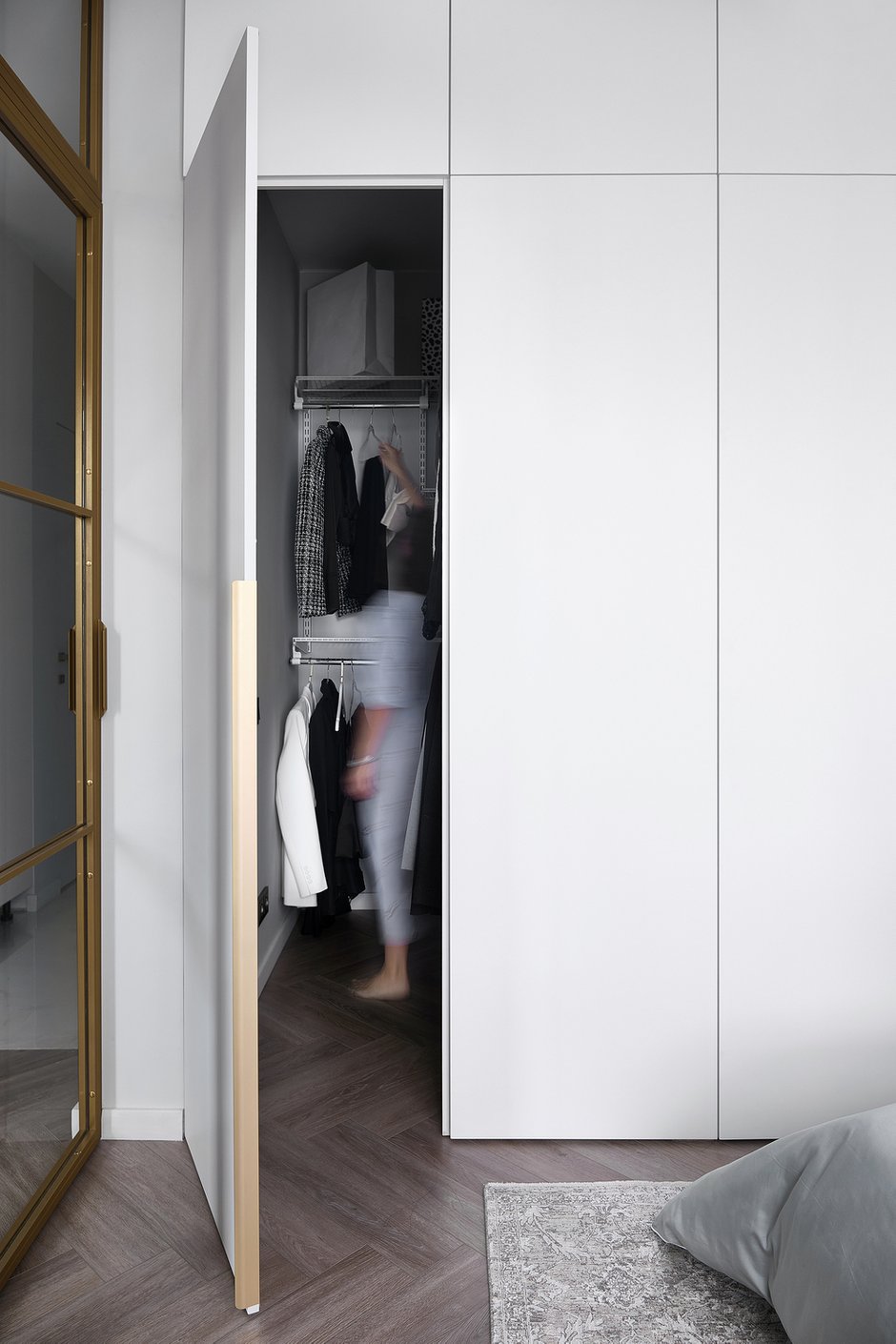 Фотография: в стиле , Малогабаритная квартира, Квартира, Проект дня, Пермь, Монолитный дом, 2 комнаты, до 40 метров, современный с элементами классики и минимализмом, Арина Гринберг – фото на INMYROOM