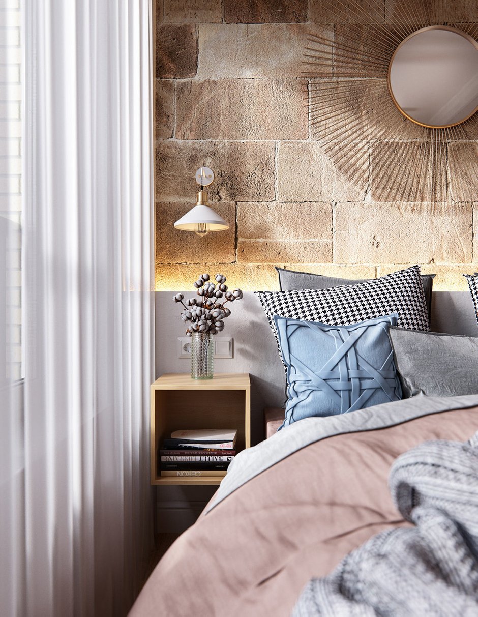 Фотография: Спальня в стиле Современный, Скандинавский, Квартира, Проект дня, Москва, 3 комнаты, 60-90 метров, Олег Минц – фото на INMYROOM