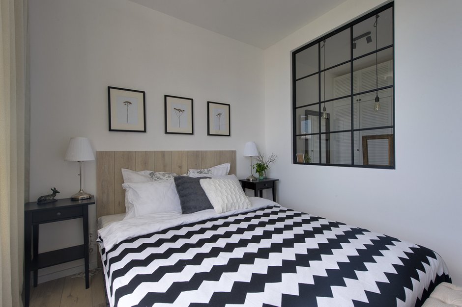 Фотография: Спальня в стиле Скандинавский, Проект недели, Киев, 2 комнаты, 40-60 метров, Александр Власик – фото на INMYROOM