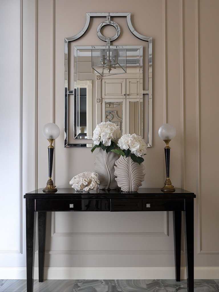 Фотография: Прихожая в стиле Классический, Современный, Квартира, Проект недели, Химки, ЖК Олимпийская деревня Новогорск. Курорт, 3 комнаты, Более 90 метров, Монолитно-кирпичный, Алиса Шабельникова – фото на INMYROOM