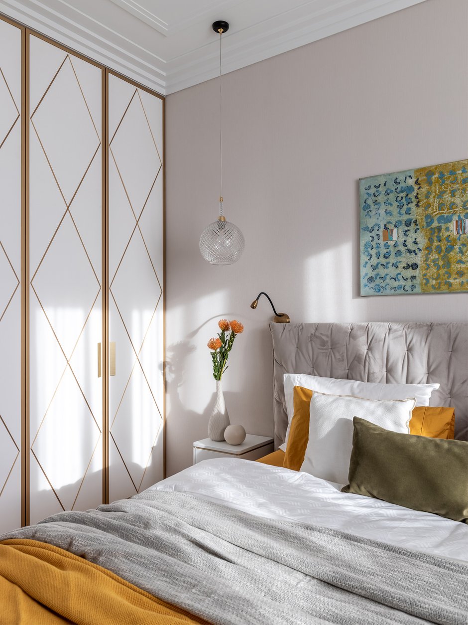 Фотография: Спальня в стиле Современный, Классический, Квартира, Проект недели, 4 и больше, Более 90 метров, Уфа, PRSPKT Architects – фото на INMYROOM