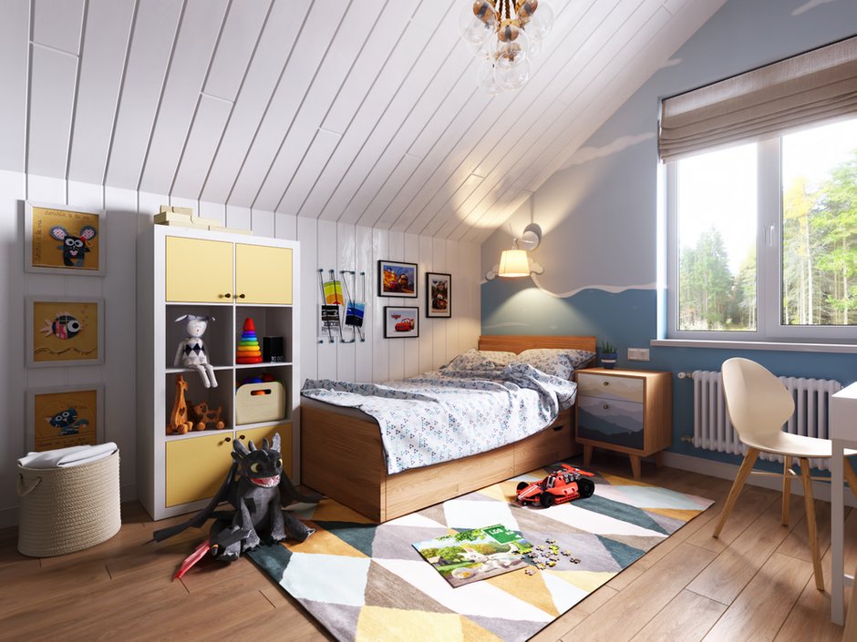 Фотография: Детская в стиле Скандинавский, Дом, Проект недели, Дом и дача, Ленинградская область, Олег Минц – фото на INMYROOM