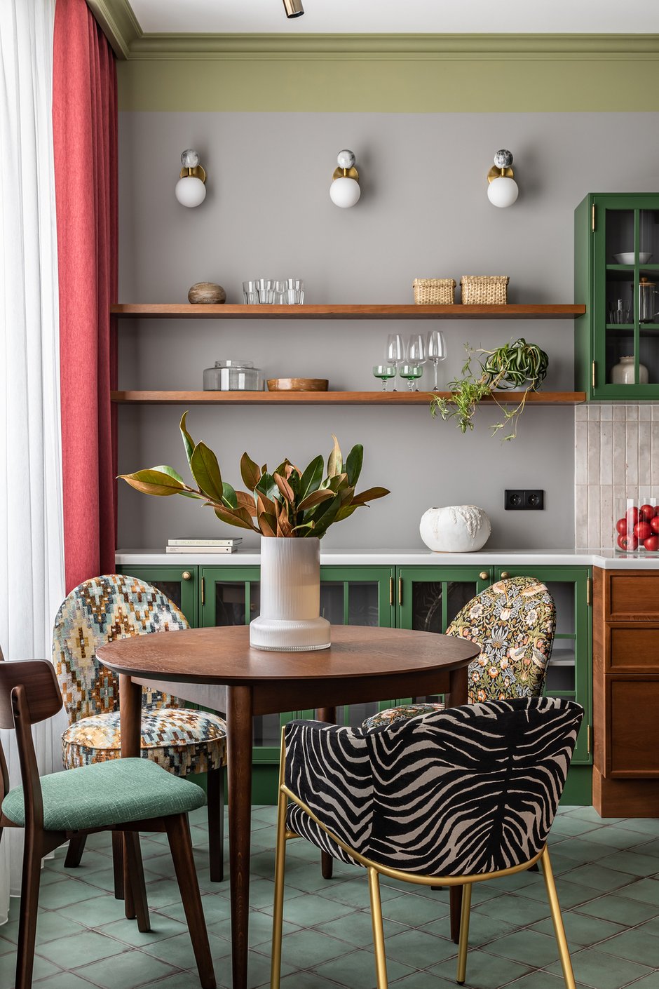 Фотография:  в стиле , Квартира, Проект дня, Москва, Фили, 2 комнаты, 40-60 метров, Валерия Анисимова, современный с элементами эклектики, Анастасия Ярышева – фото на INMYROOM