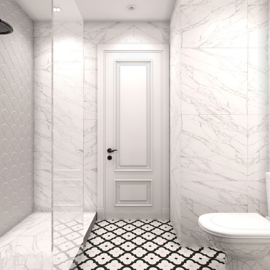 Фотография: Ванная в стиле Современный, Малогабаритная квартира, Квартира, Студия, Проект недели, Санкт-Петербург, Монолитный дом, до 40 метров, Яна Грошева, Диана Бгданова – фото на INMYROOM