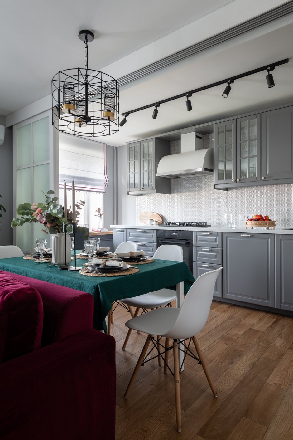 Photo: in Style, Kitchen and Dining Room, Apartment, Kitchen, Kitchen in Khrushchevka, Kitchen-Living Room, How to Arrange the Interior of the Kitchen, Kitchen Interior, Kitchen-Living Room in A Typical Apartment, A Kitchen for a Married Couple, Remodeling Khrushchev, Khrushchev, Before and After, Kitchen in A Modern Apartment, Kitchen in the studio, Repair of Kitchen in the studio, repair of kitchen in the studio, repair of kitchen brick Дом - Фото на inmyroom