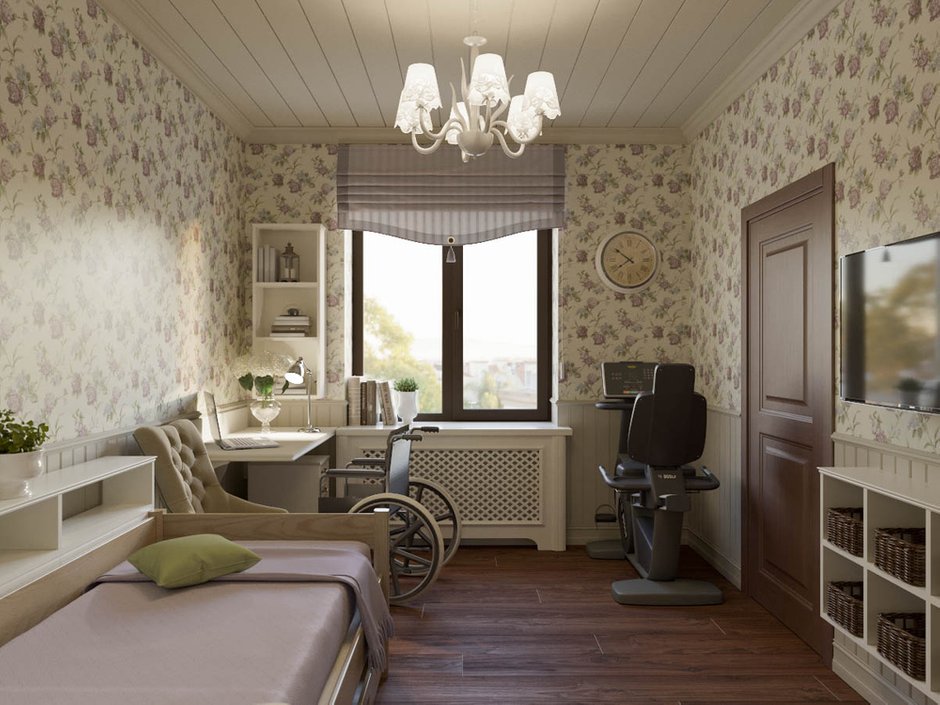 Фотография: Спальня в стиле Прованс и Кантри, Современный, Дом, Проект недели, Дом и дача, Истринский район, Студия Волковых, 4 и больше, Более 90 метров – фото на INMYROOM