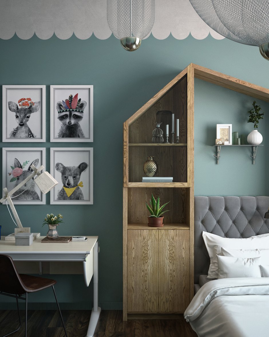 Фотография: Детская в стиле Эклектика, Квартира, Проект недели, Санкт-Петербург, Samsung, ToTaste Studio, 4 и больше, Более 90 метров, Монолитно-кирпичный, энциклопедия_интерьер, Максим Жуков, the frame – фото на INMYROOM