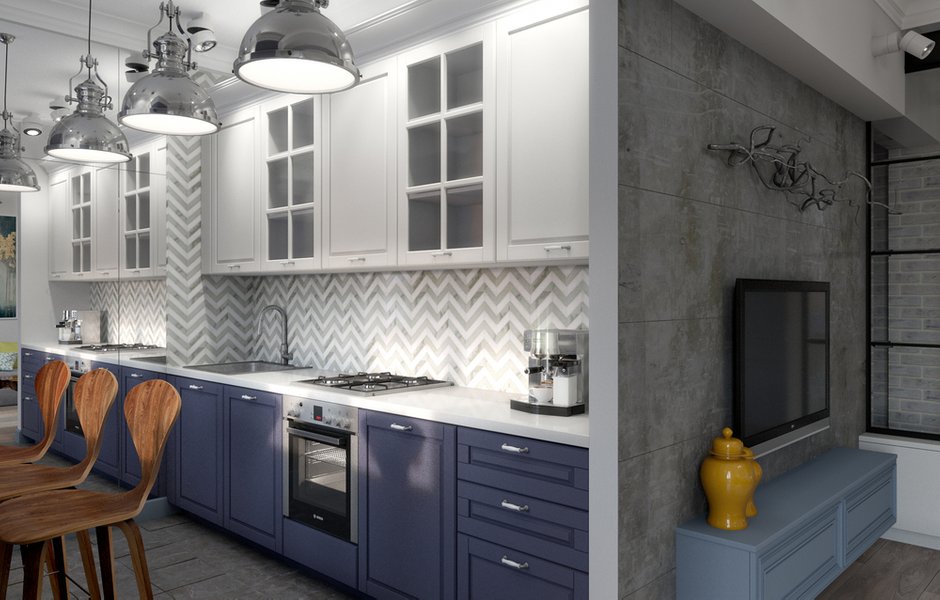 Фотография: Прихожая в стиле , Современный, Эклектика, Квартира, Проект недели, Москва, Сталинка, Марина Бочарова, 3 комнаты, 60-90 метров – фото на INMYROOM