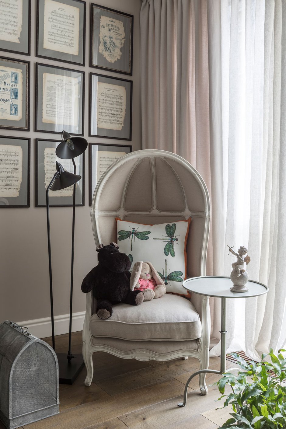 Фотография: Детская в стиле Прованс и Кантри, Классический, Современный, Квартира, Проект дня, Москва, Татьяна Иванова, Монолитный дом, 4 и больше, Более 90 метров, Эксклюзивные проекты – фото на INMYROOM