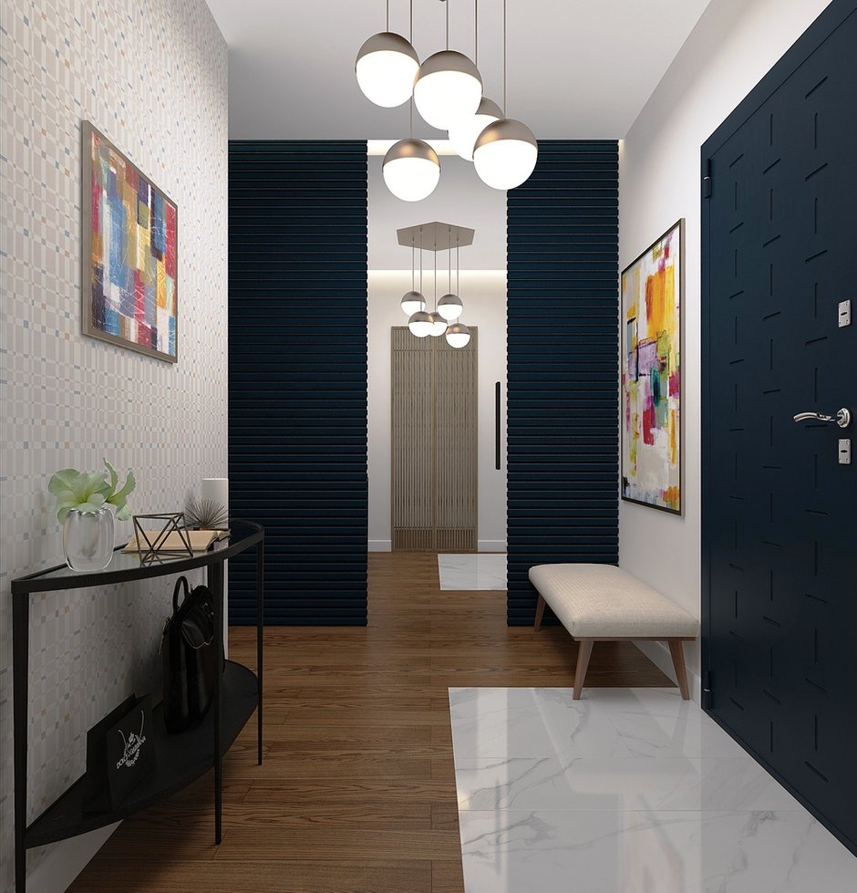 Фотография:  в стиле , Современный, Квартира, Проект недели, Москва, Виктория Золина, Zi-Design Interiors, Кирпичный дом, 1 комната, 40-60 метров – фото на INMYROOM