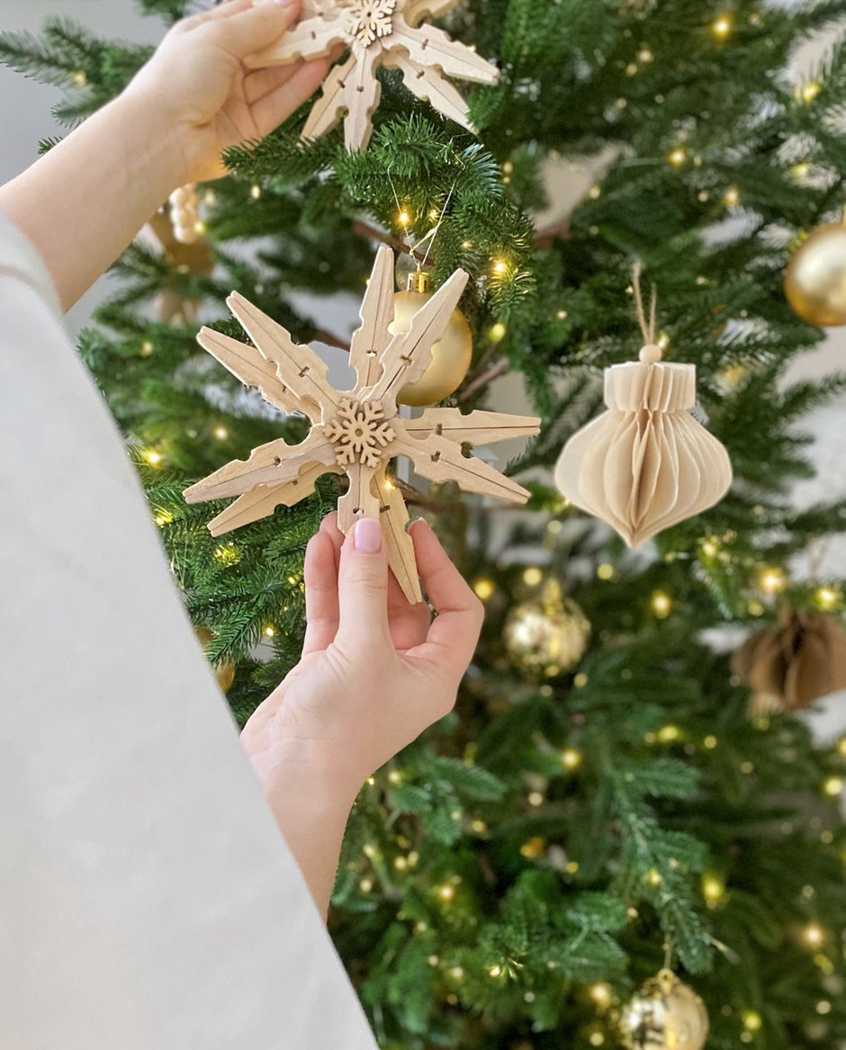 Фотография:  в стиле , Советы, чем заменить новогоднюю елку, украшение ёлки, новогодняя ёлка – фото на INMYROOM