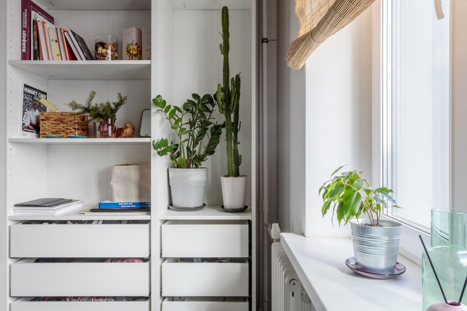 Фотография: Спальня в стиле Лофт, Современный, Квартира, Проект недели, Зеленоград, 2 комнаты, 40-60 метров, Наталья Купрейчук – фото на INMYROOM