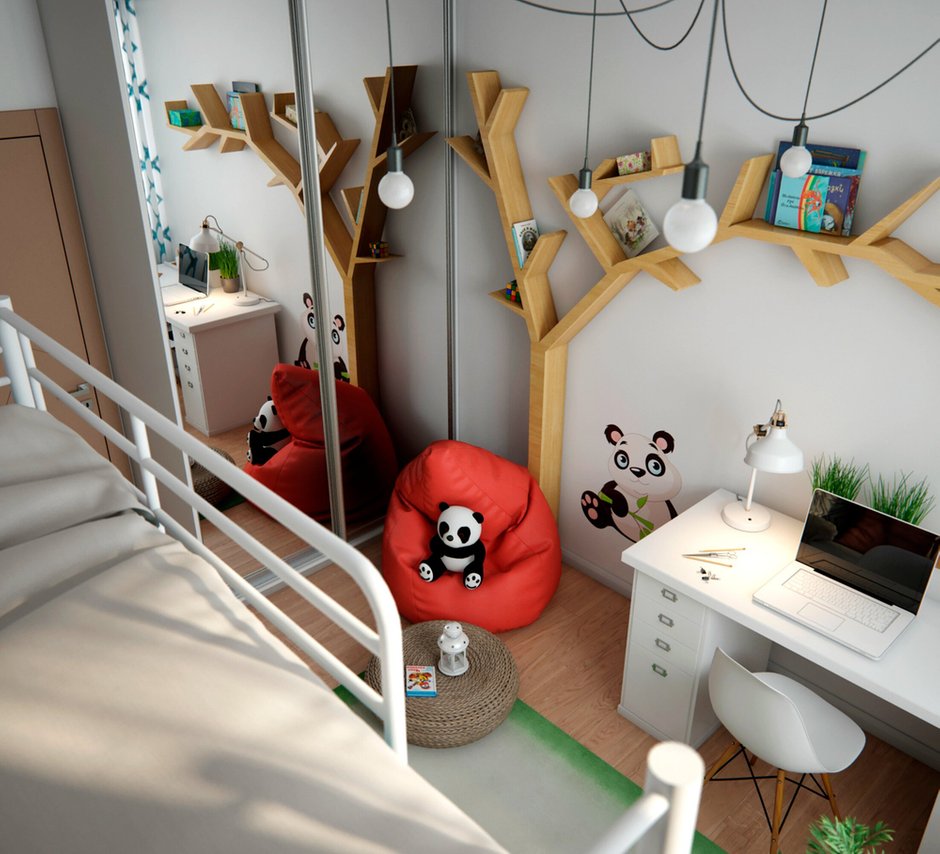 Фотография: Детская в стиле Современный, Квартира, Проект недели, Беларусь, Минск, новостройка, Монолитный дом, Ольга Беркова, 4 и больше, Более 90 метров – фото на INMYROOM