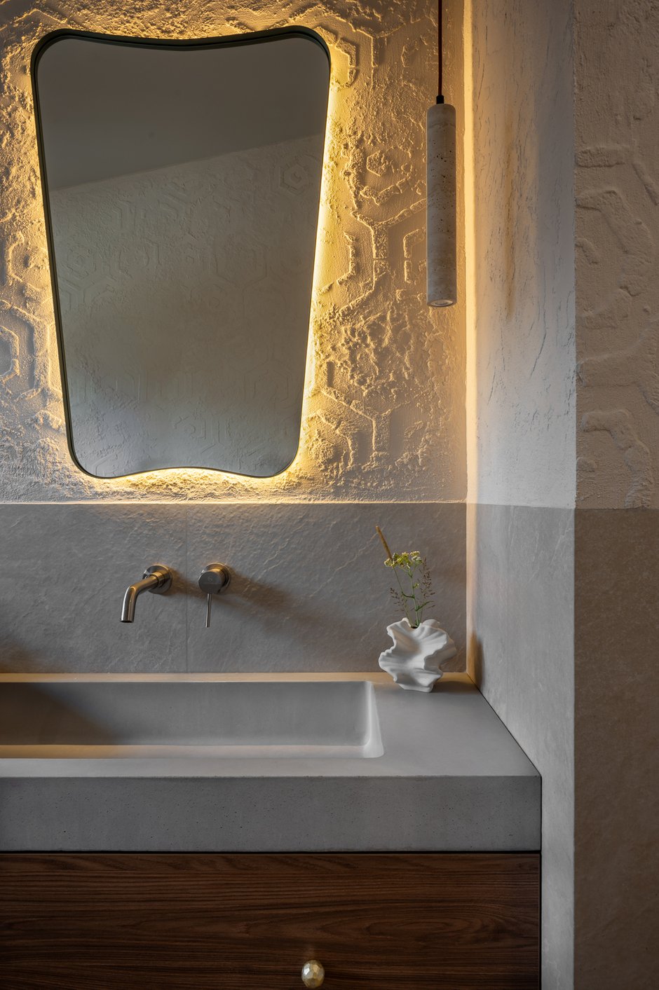 Фотография: Ванная в стиле Современный, Эко, Дом, Проект дня, Дом и дача, Московская область, 3 комнаты, Индивидуальный проект, современный с элементами минимализма и скандинавского стиля, Анастасия Давиденко – фото на INMYROOM