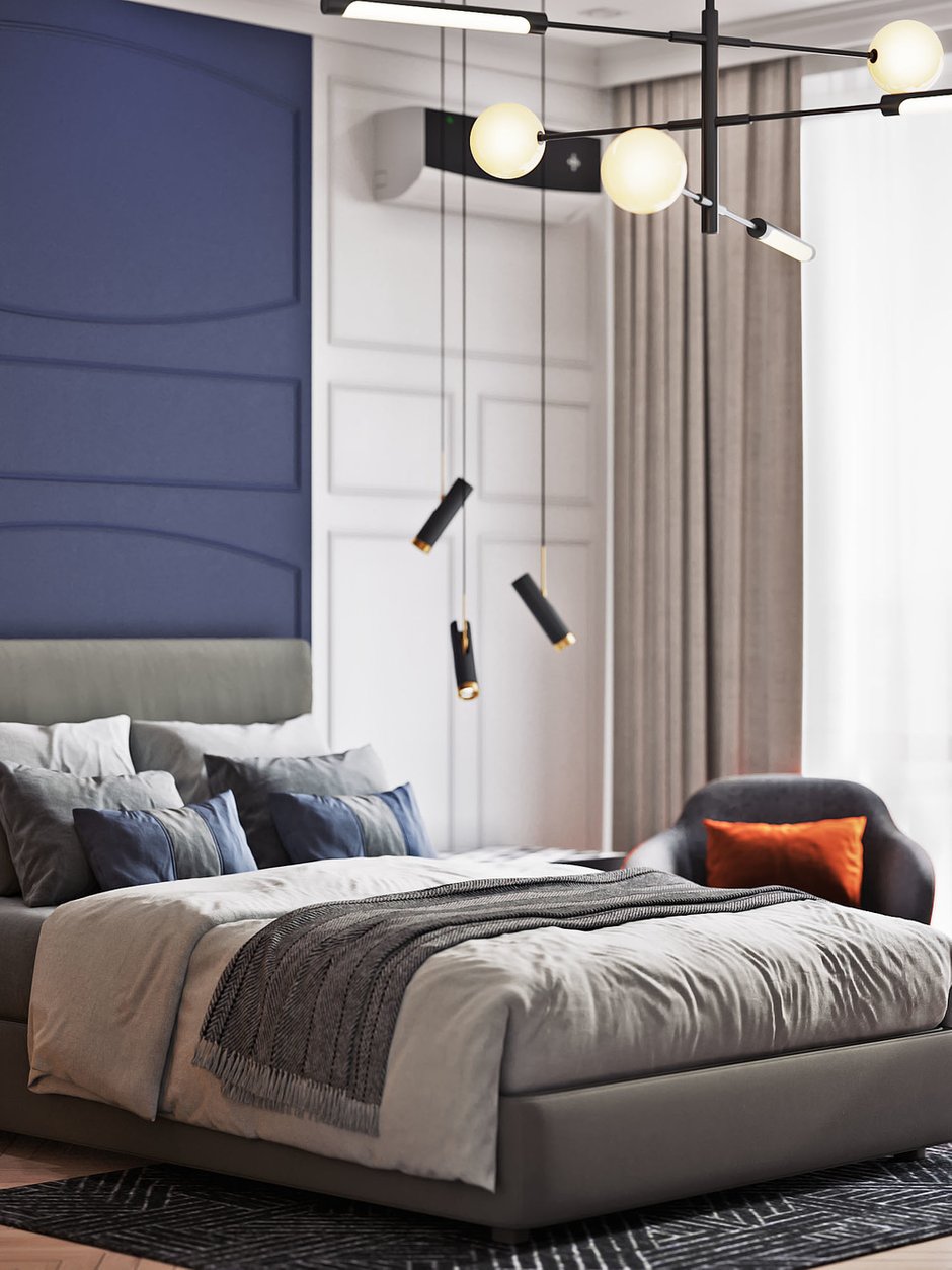 Фотография: Спальня в стиле Современный, Квартира, Проект недели, Москва, 4 и больше, Более 90 метров, Диана Бганова – фото на INMYROOM