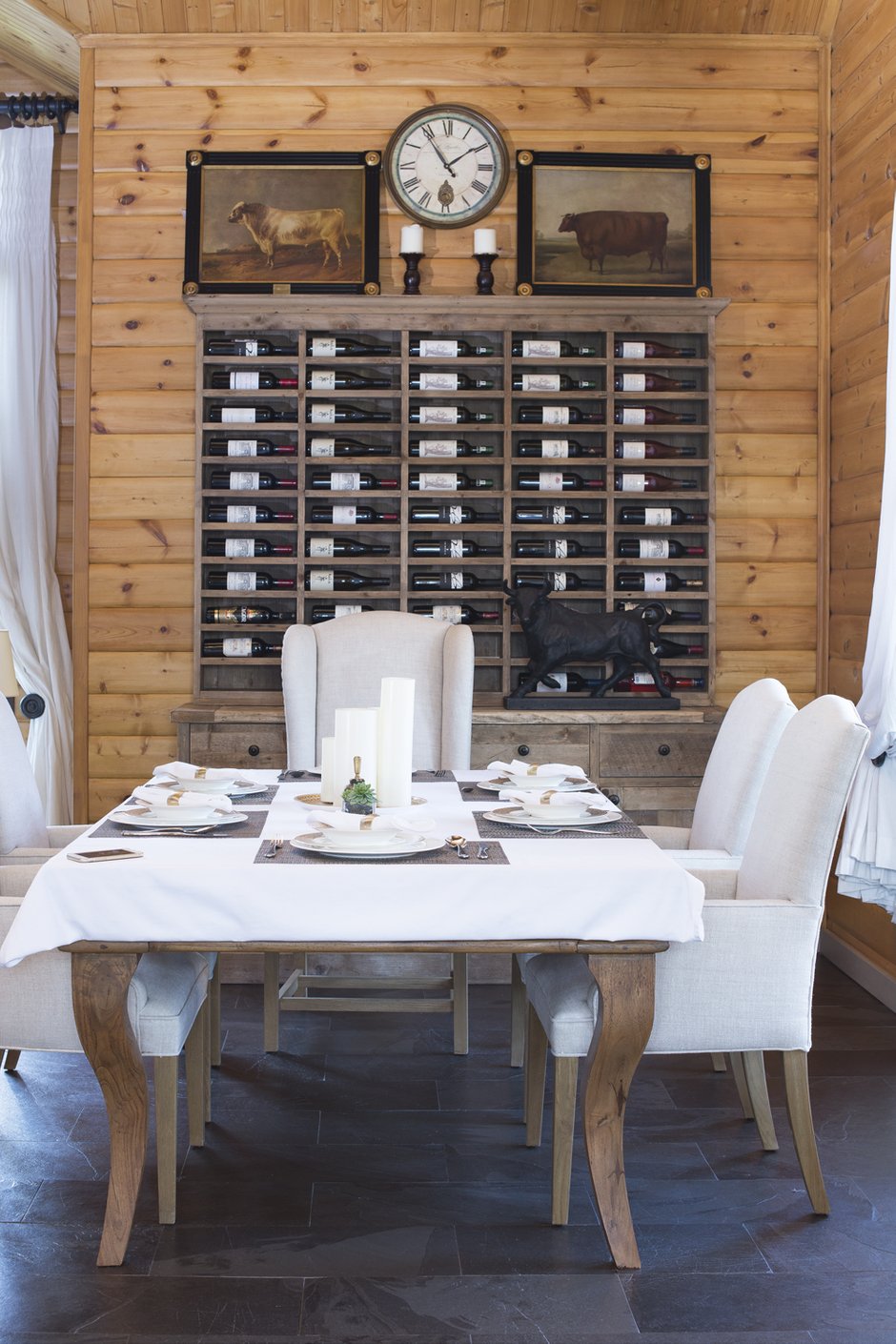 Фотография: Кухня и столовая в стиле Прованс и Кантри, Эклектика, Дом, Проект недели, Московская область, деревянный дом, Нахабино, Decor&Design – фото на INMYROOM