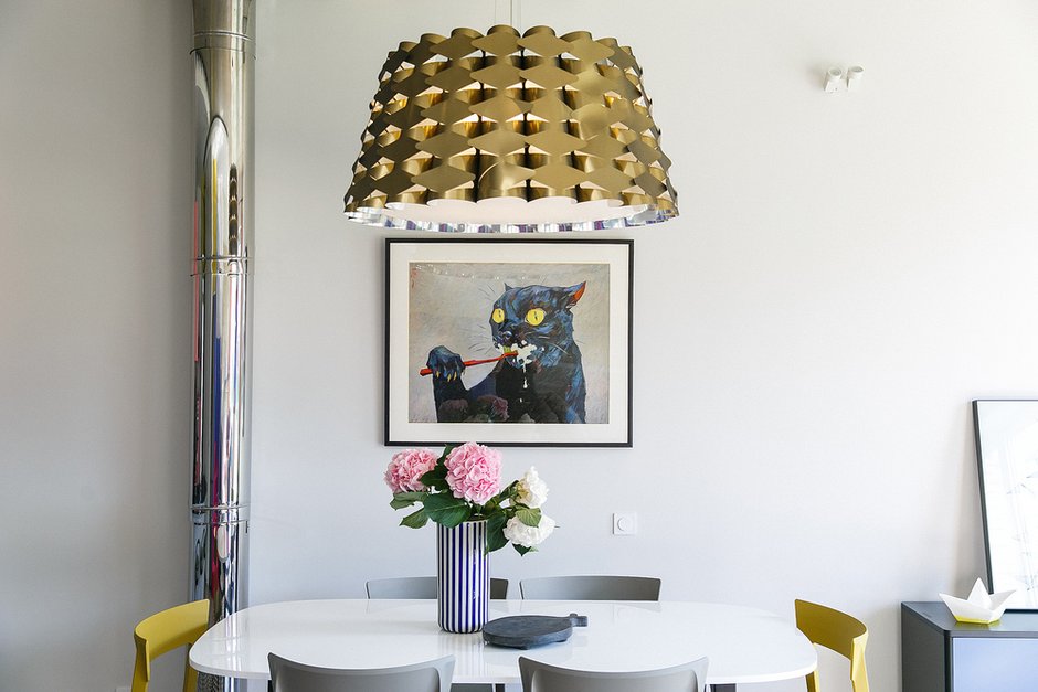 Фотография: Кухня и столовая в стиле Современный, Эклектика, Проект дня, Дом и дача, Новая Москва, Таунхаус, Монолитный дом, 4 и больше, Более 90 метров, Катя Любарская, Катя Сванидзе., Dvekati – фото на INMYROOM