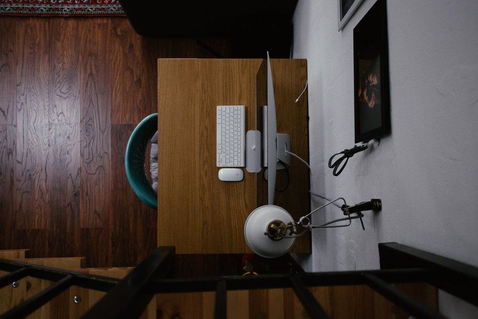 Фотография: Кабинет в стиле Скандинавский, Квартира, Студия, Проект дня, Мансарда, Сочи, Кирпичный дом, Мария Панченко, 40-60 метров – фото на INMYROOM