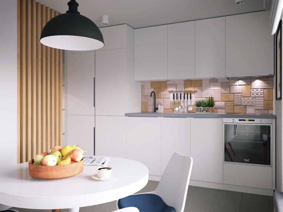 Фотография:  в стиле , Скандинавский, Квартира, Россия, IKEA, Проект недели, Tikkurila, Geometrium, Cosmorelax, Donolux, Imola Ceramica, Deephouse, pustelli, unit-glass, newdesigns, selecta – фото на INMYROOM