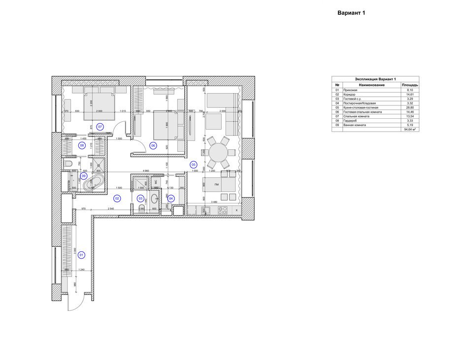Фотография: Планировки в стиле , Квартира, Проект недели, Москва, Beindesign, ЖК «Резиденция Монэ» – фото на INMYROOM