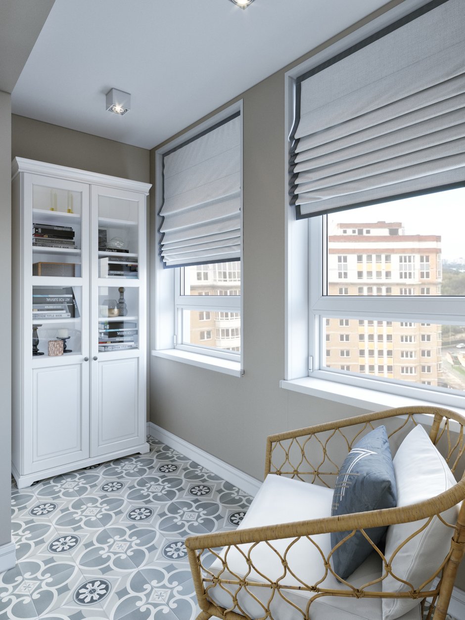 Фотография: Балкон в стиле Скандинавский, Современный, Классический, Проект недели, 1 комната, 40-60 метров – фото на INMYROOM