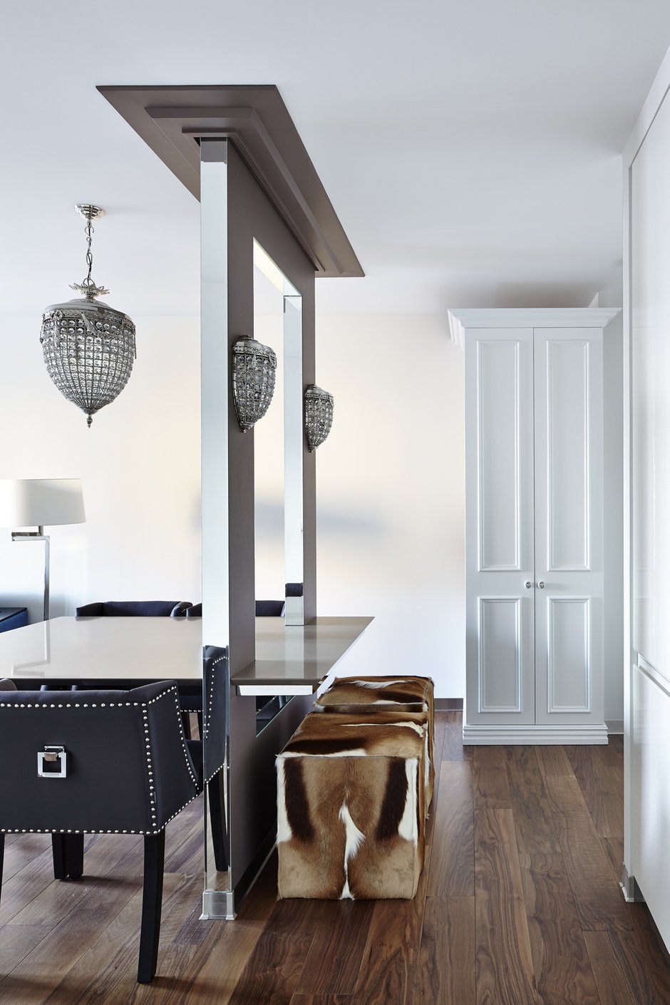 Фотография: Кухня и столовая в стиле Современный, Минимализм, Квартира, Проект недели, Москва, Кирпичный дом, 1 комната, 40-60 метров, Студия TS Design – фото на INMYROOM