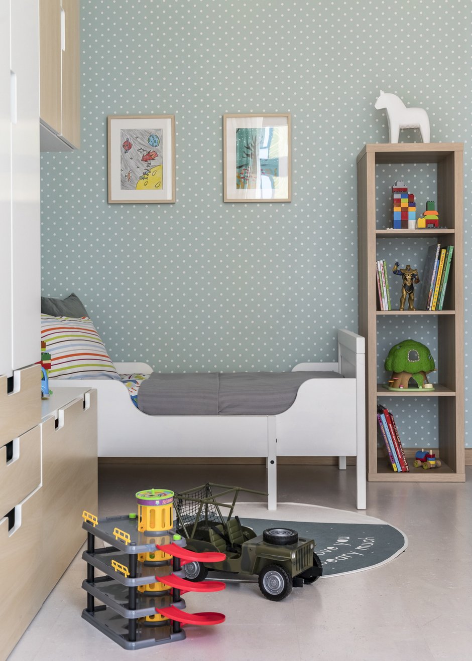 Фотография: Детская в стиле Современный, Квартира, Проект недели, Санкт-Петербург, 3 комнаты, Более 90 метров, Евгения Демидова – фото на INMYROOM