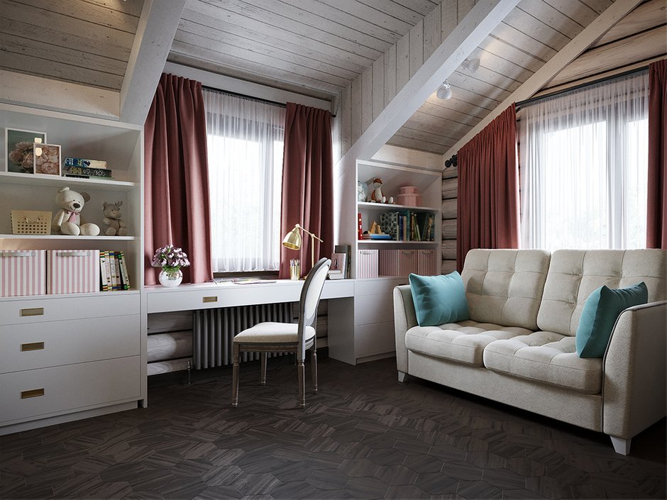 Фотография: Детская в стиле Прованс и Кантри, Дом, Проект недели, Дом и дача, Ирина Васильева, 4 и больше, Более 90 метров, Егорьевск – фото на INMYROOM