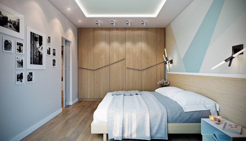 Фотография: Спальня в стиле Современный, Квартира, Проект недели, Москва, Co:Interior, 3 комнаты, 60-90 метров – фото на INMYROOM