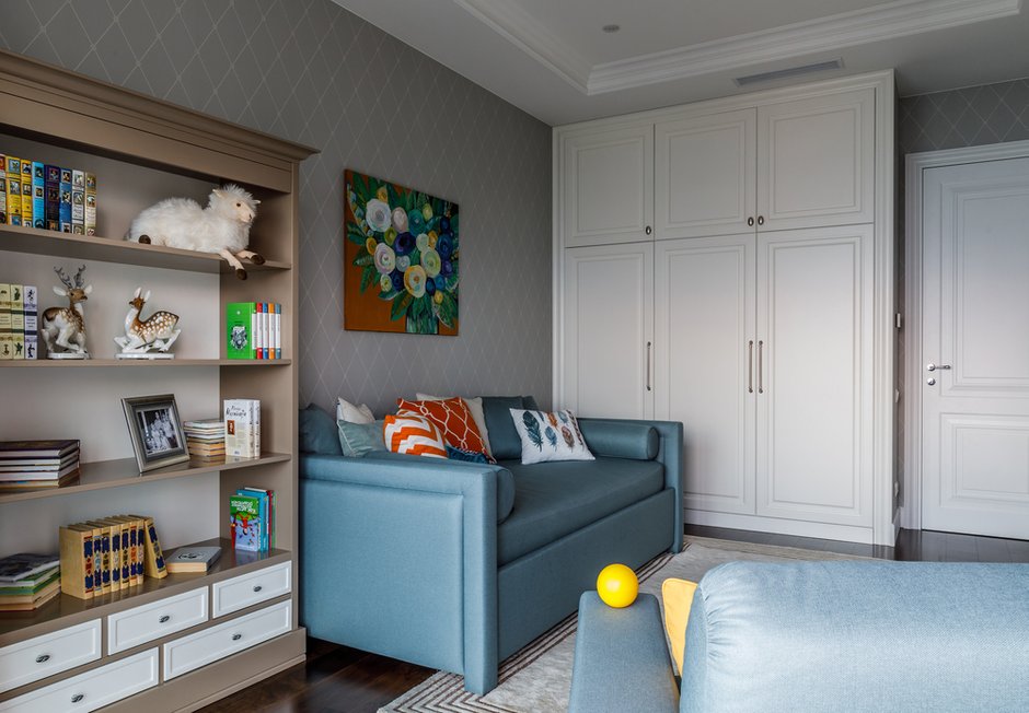 Фотография: Детская в стиле Современный, Классический, Квартира, Проект дня, Сочи, Лидия Большакова, Монолитный дом, 4 и больше, Более 90 метров, Эксклюзивные проекты – фото на INMYROOM