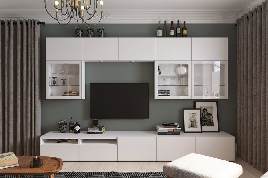 Фотография: Гостиная в стиле Скандинавский, Квартира, Проект недели, Нижний Новгород, Хрущевка, 2 комнаты, до 40 метров, Марина Меренкова, ПРЕМИЯ INMYROOM – фото на INMYROOM