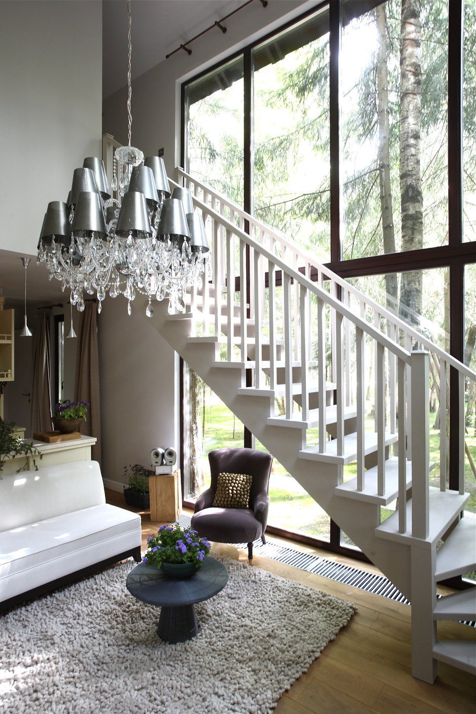 Фотография: Гостиная в стиле Современный, Дом, Подмосковье, Дом и дача, 4 и больше, 60-90 метров, #эксклюзивныепроекты, Анна Эрман – фото на INMYROOM