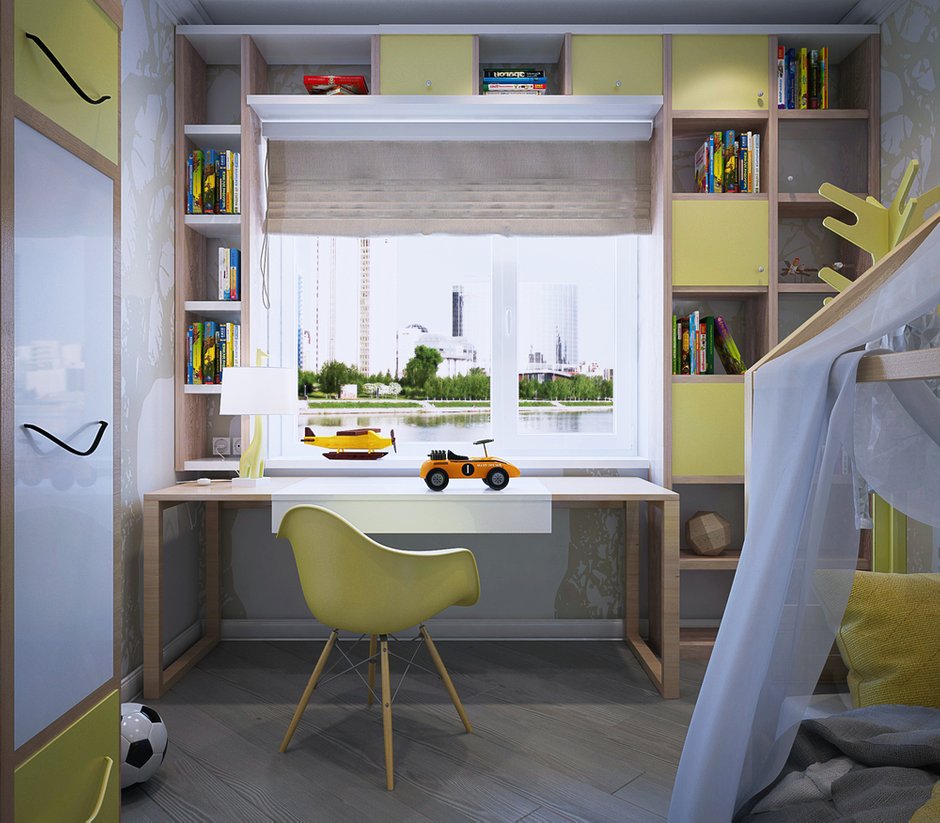 Фотография: Детская в стиле Современный, Лофт, Квартира, Проект недели, Екатеринбург, новостройка, Юлия Калеми, Более 90 метров – фото на INMYROOM