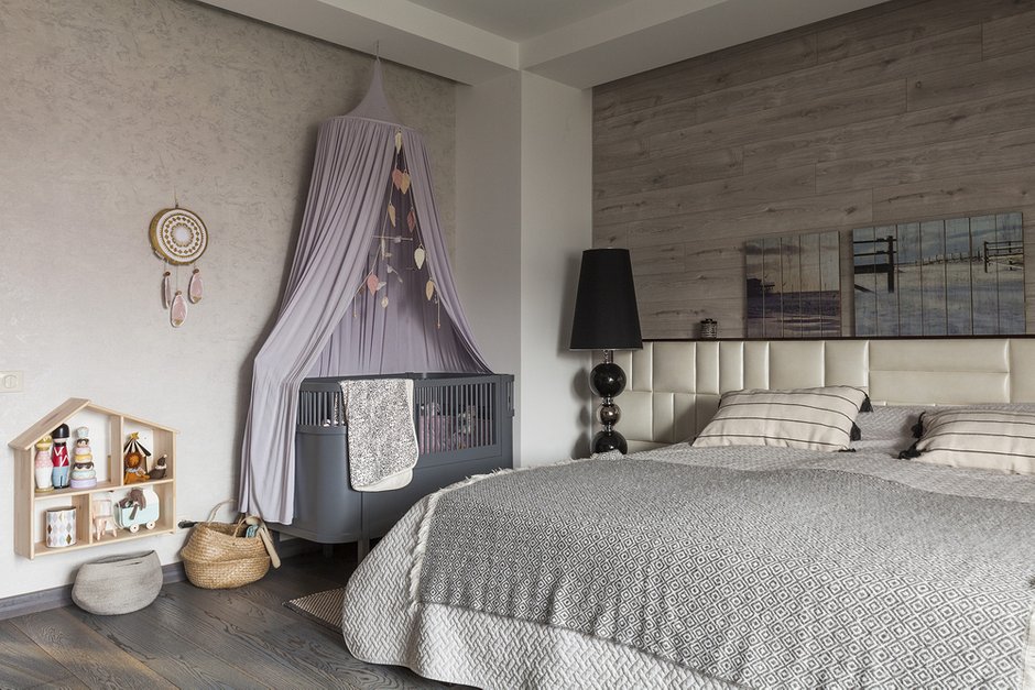 Фотография: Спальня в стиле Скандинавский, Современный, Проект недели, Москва, Юрий Гришко, Герой InMyRoom, Таунхаус, 4 и больше, Более 90 метров – фото на INMYROOM