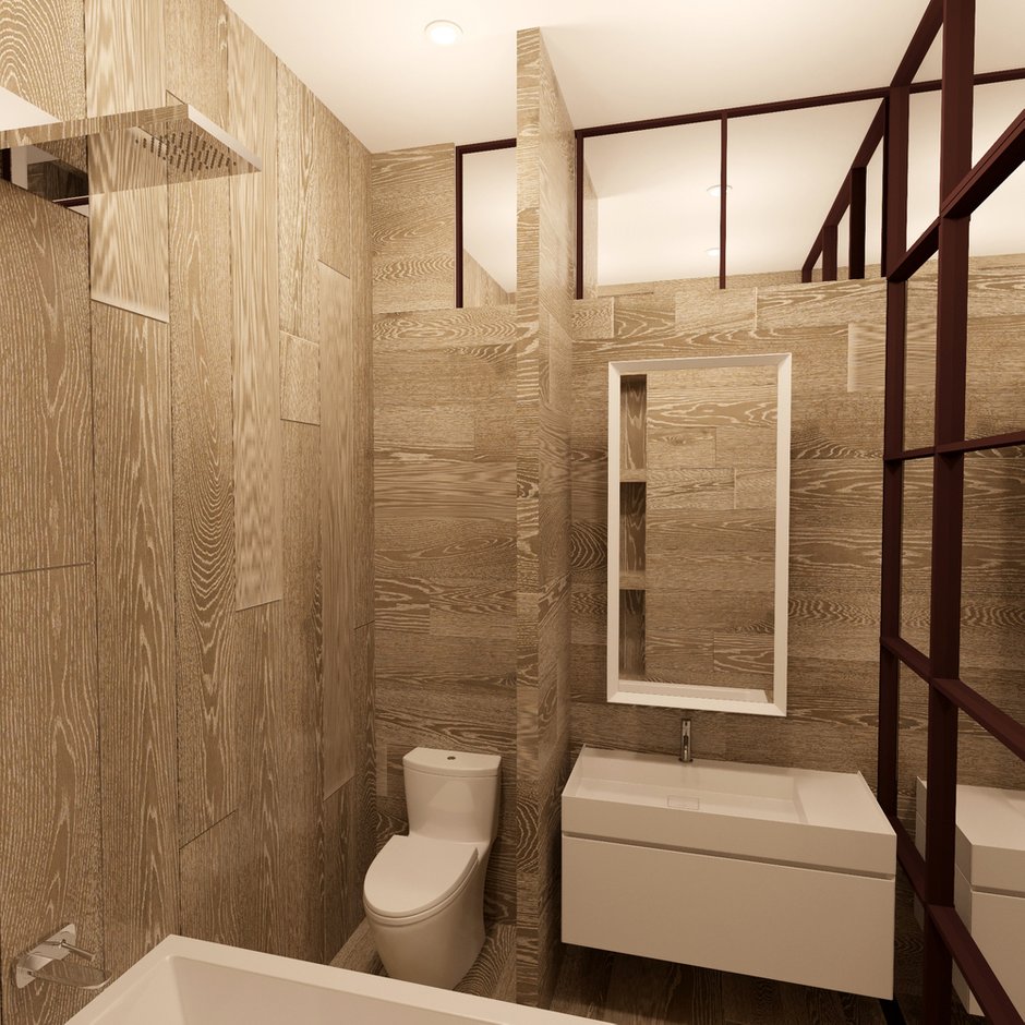 Фотография: Гардеробная в стиле Современный, Лофт, Квартира, Проект недели, Москва, Викторина Смельницкая, Монолитный дом, 1 комната, 40-60 метров – фото на INMYROOM