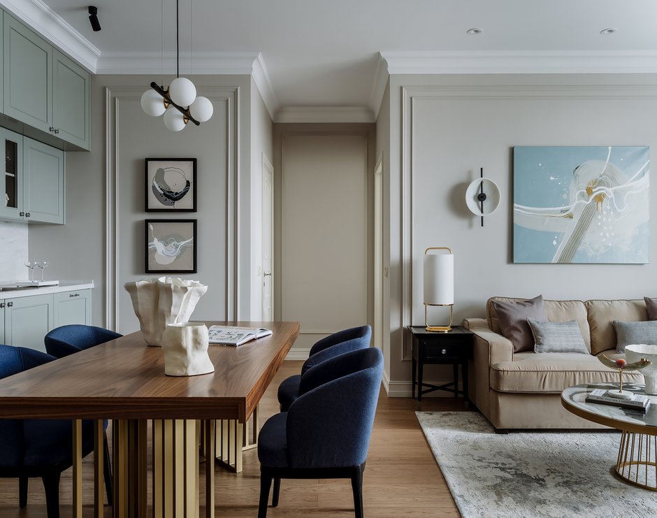 Фотография: Кухня и столовая в стиле Современный, Квартира, Проект недели, Москва, 3 комнаты, 60-90 метров, Андрей Некрасов – фото на INMYROOM