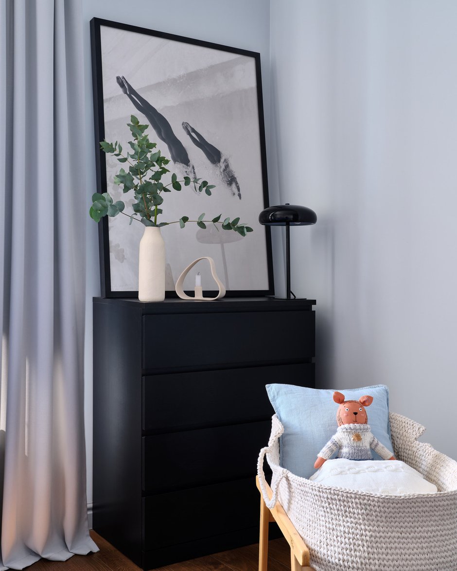 Фотография: Спальня в стиле Современный, Квартира, Проект недели, Казахстан, Астана, 2 комнаты, 60-90 метров, Евгения Мараськова-Григорянц – фото на INMYROOM