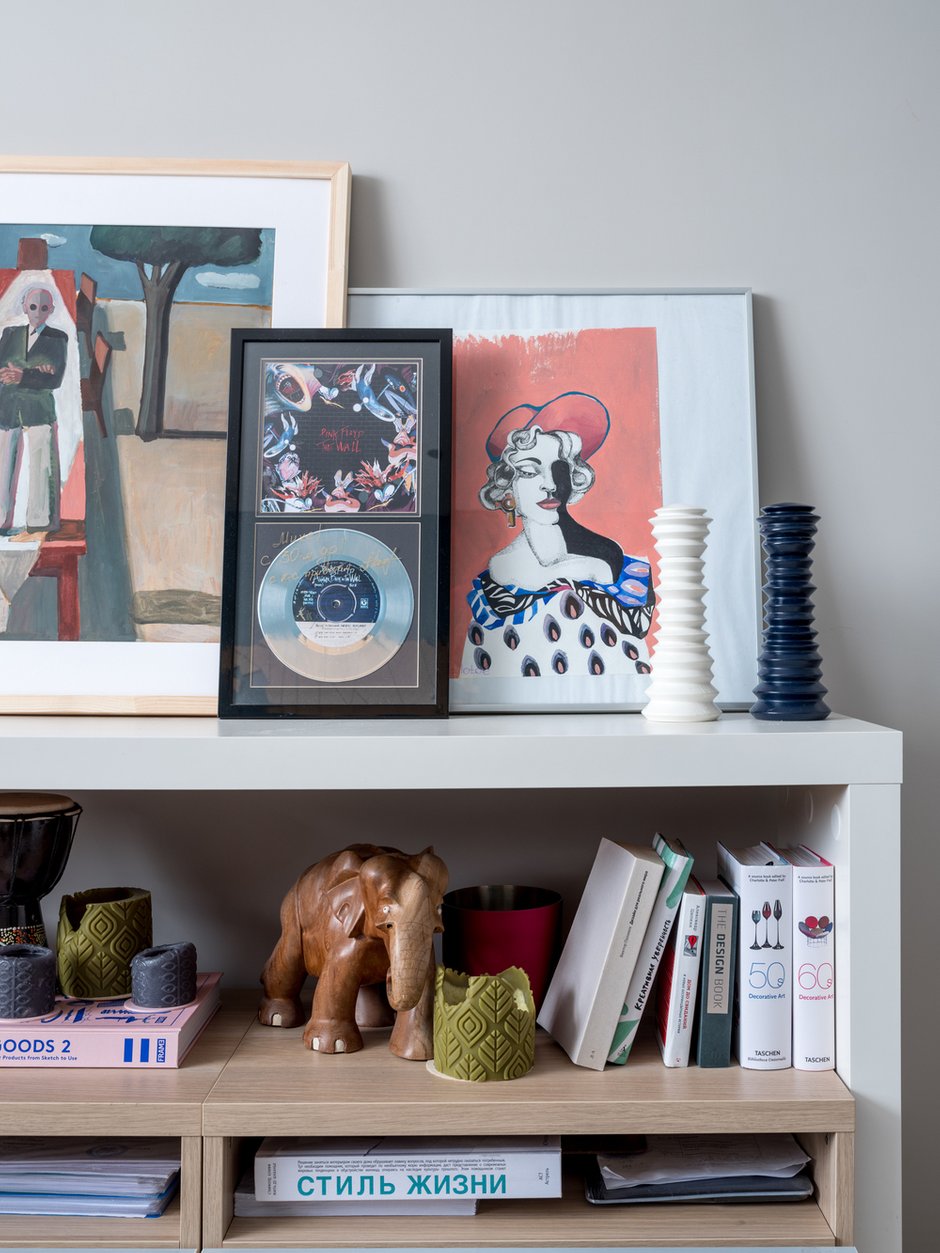 Фотография: Декор в стиле Современный, Квартира, Проект дня, Москва, Панельный дом, 1 комната, 40-60 метров, Анастасия Брандт – фото на INMYROOM