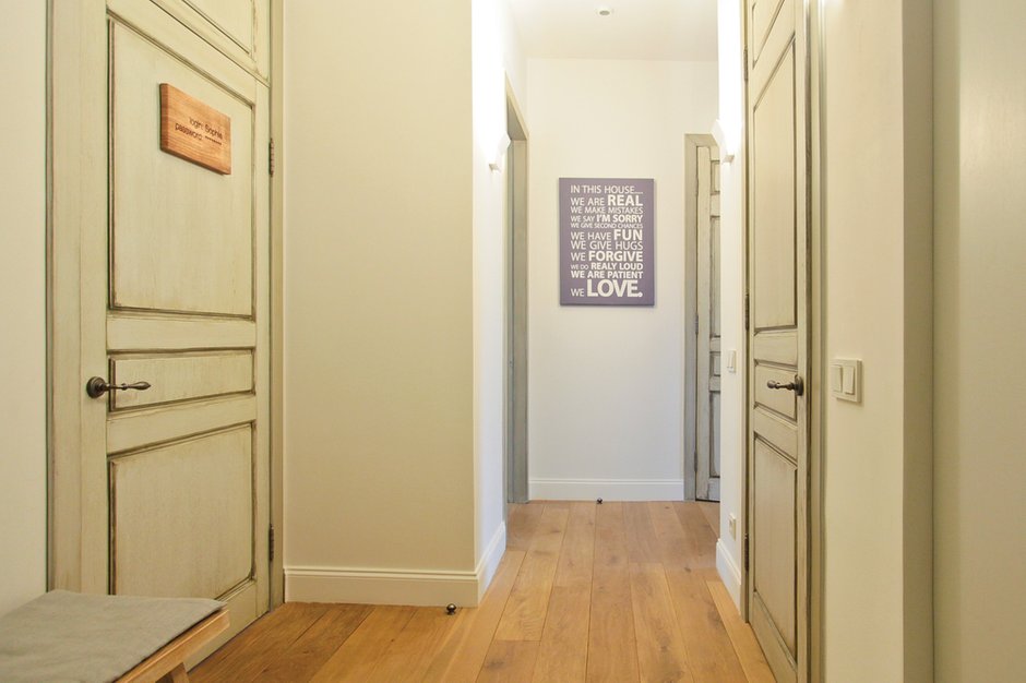 Фотография:  в стиле , Классический, Скандинавский, Квартира, Проект недели, Бежевый, Серый, ИКЕА, Екатерина Корчинова, Сталинка – фото на INMYROOM