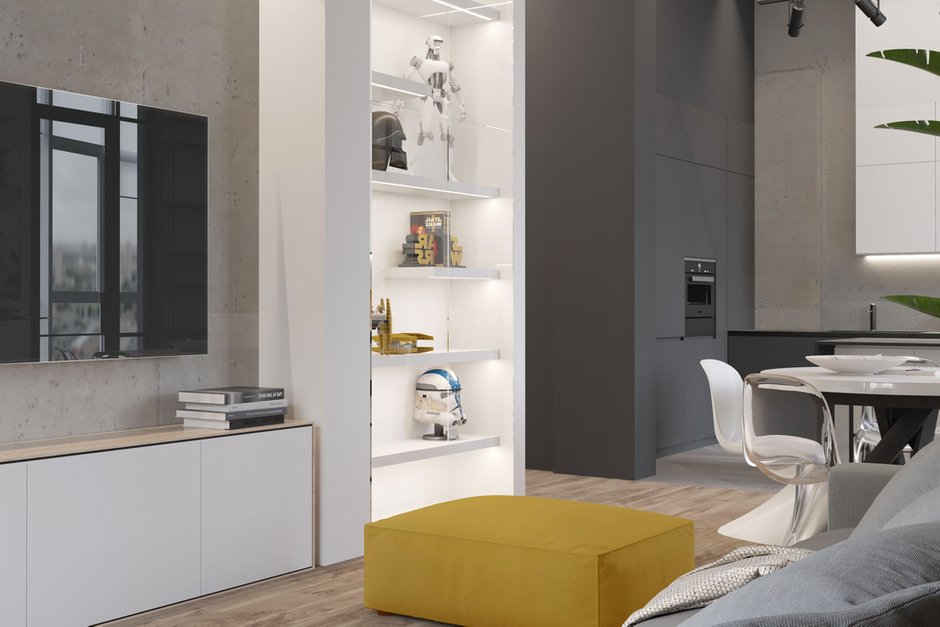 Фотография: Гостиная в стиле Современный,  – фото на INMYROOM