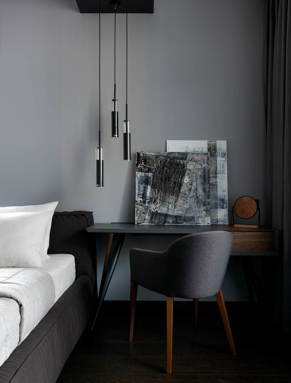 Фотография: Спальня в стиле Современный, Квартира, Проект недели, Новая Москва, 3 комнаты, Более 90 метров, Анастасия Ковальчук – фото на INMYROOM