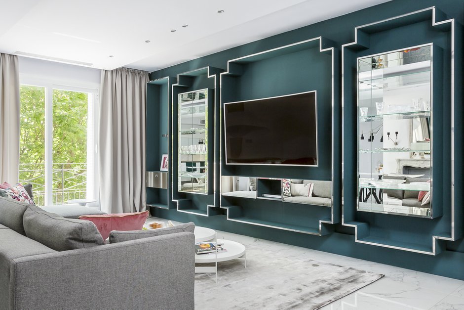 Фотография: Гостиная в стиле Эклектика, Квартира, Проект дня, Ника Воротынцева – фото на INMYROOM