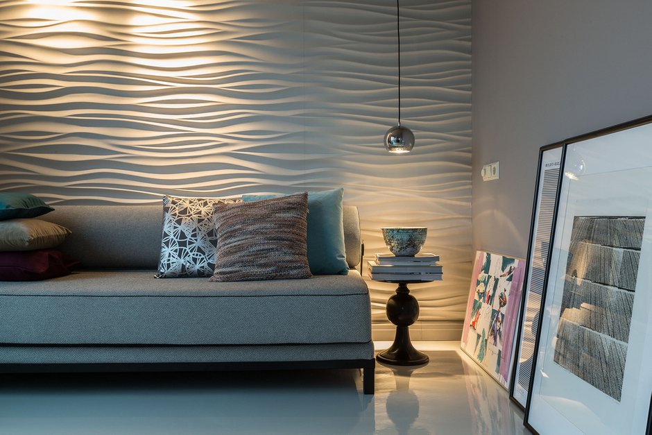 Фотография: Гостиная в стиле Современный, Квартира, Проект недели, Москва, Ирина Крашенинникова, Блочный дом, 2 комнаты, до 40 метров, И-210 – фото на INMYROOM