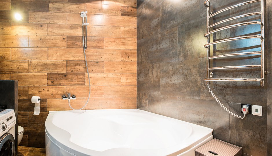 Фотография: Ванная в стиле Лофт, Квартира, Дома и квартиры, Киев – фото на INMYROOM