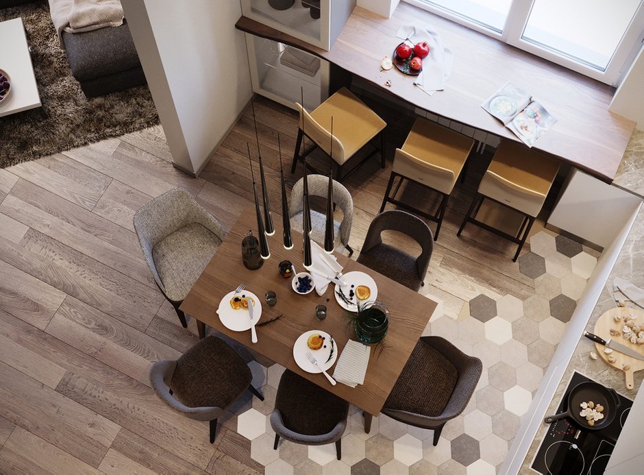 Фотография: Кухня и столовая в стиле Современный,  – фото на INMYROOM