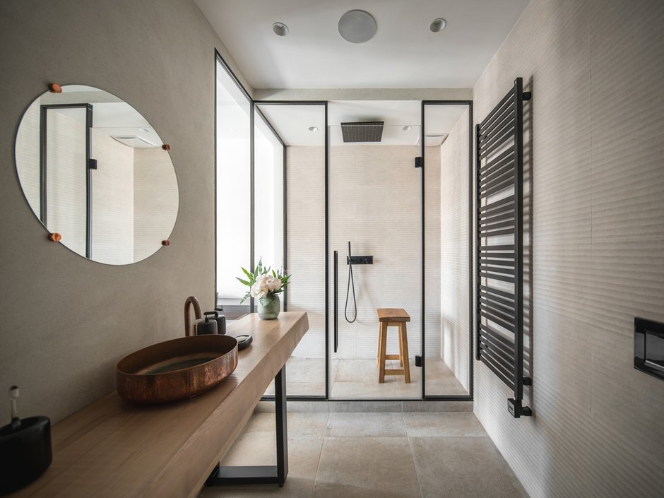 Фотография: Ванная в стиле Современный, Квартира, Минимализм, Проект недели, Киев, Монолитный дом, 4 и больше, Более 90 метров, Максим Дощинский, Павел Войтов, Zooi – фото на INMYROOM